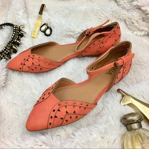 MIA ankle strap Flats, Sz 7.5